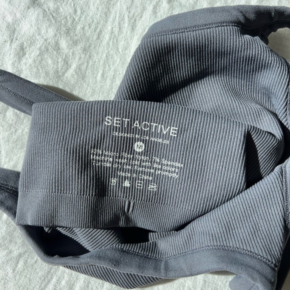 Set Active Ribbed Tank - Picture 3 of 4